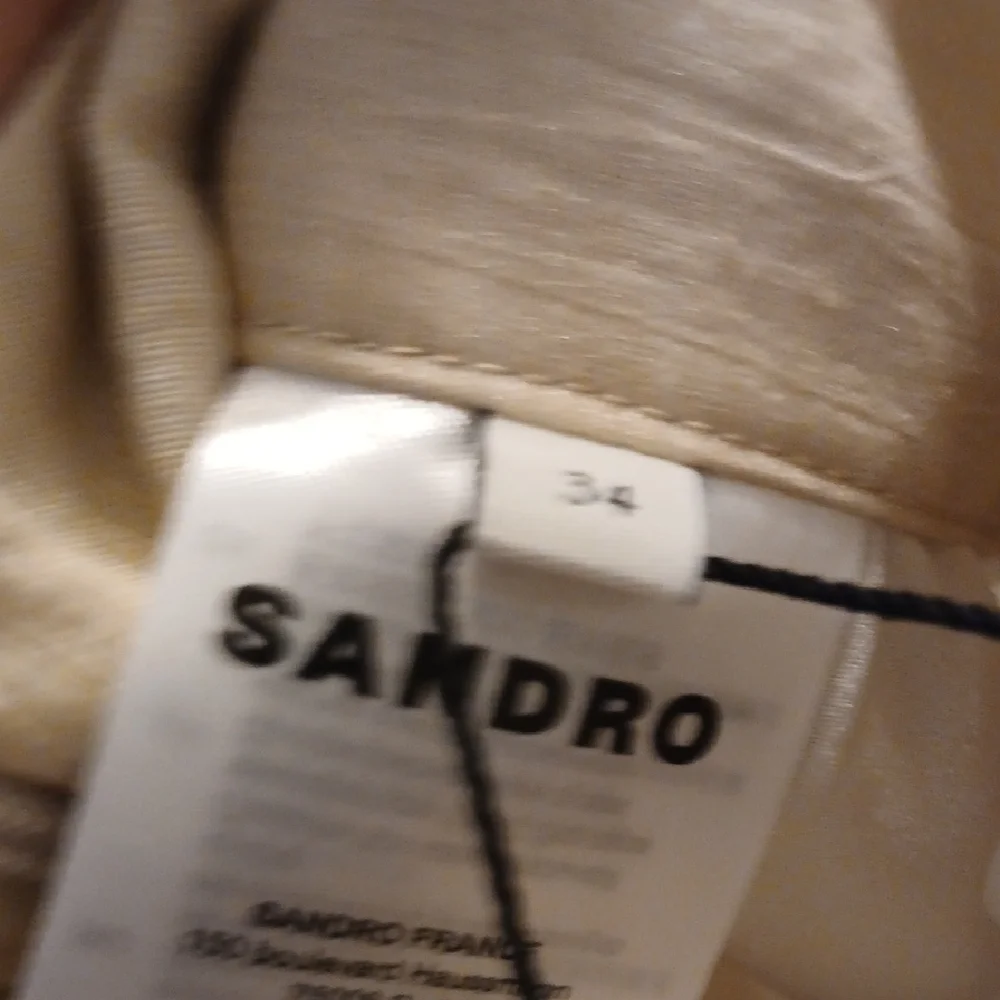 Sandro‎ Cream Tiered Skirt